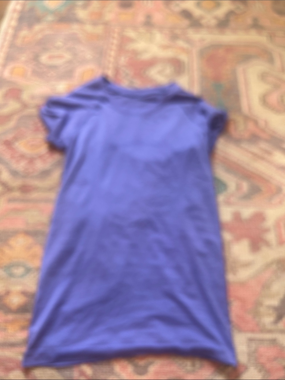 size 4 purple lululemon short sleeve top